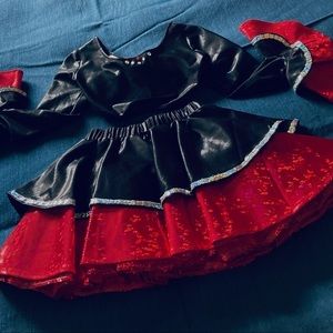 Hollywood Babe 2pc Dance Costume Size 10/12